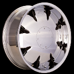 chrome rims, custom rims GLARE MFX-5